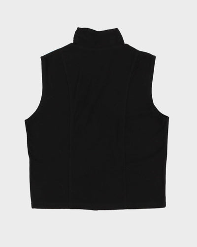 00s Adidas Black Sleeveless Fleece - M