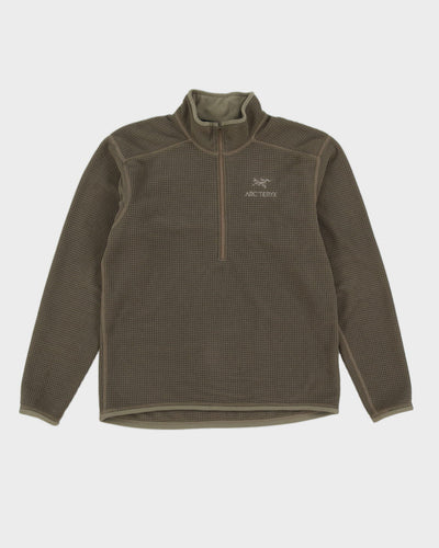 Arc'teryx Brown Half-Zip Fleece - M