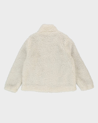 Tommy Hilfiger White Fluffy Fleece - L