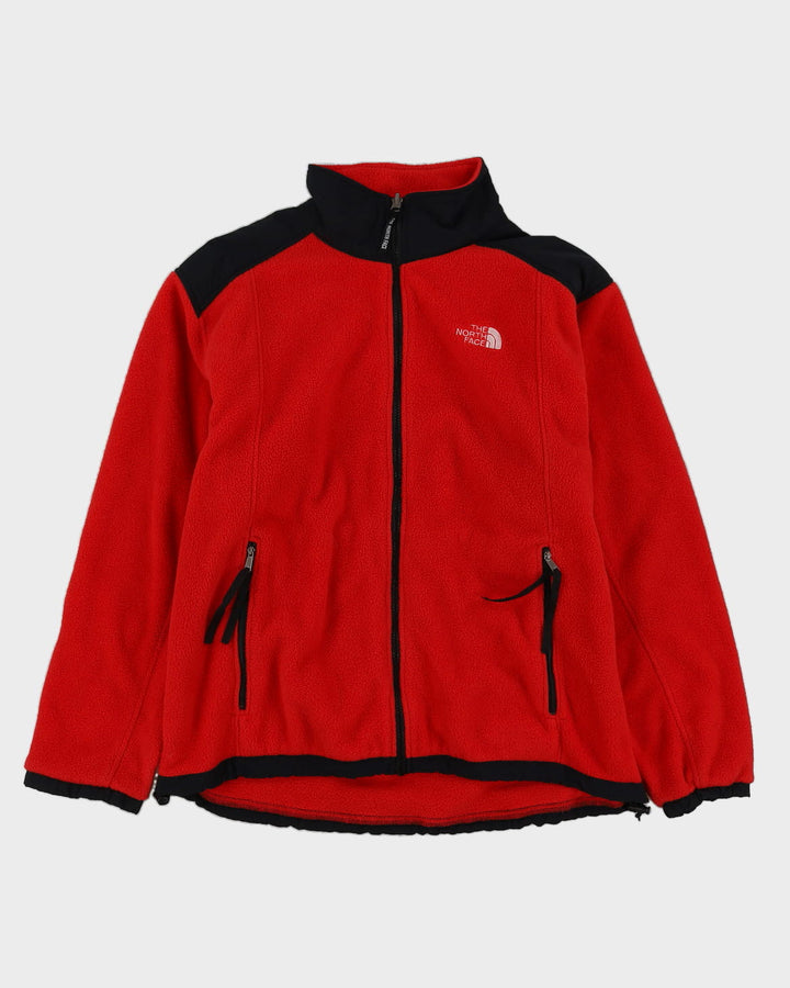 00s The North Face Red Full-Zip Polartec Fleece - L