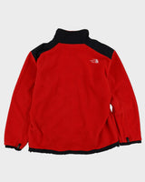 00s The North Face Red Full-Zip Polartec Fleece - L