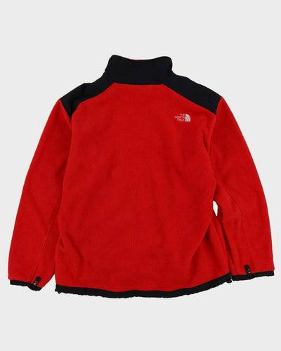 00s The North Face Red Full-Zip Polartec Fleece - L