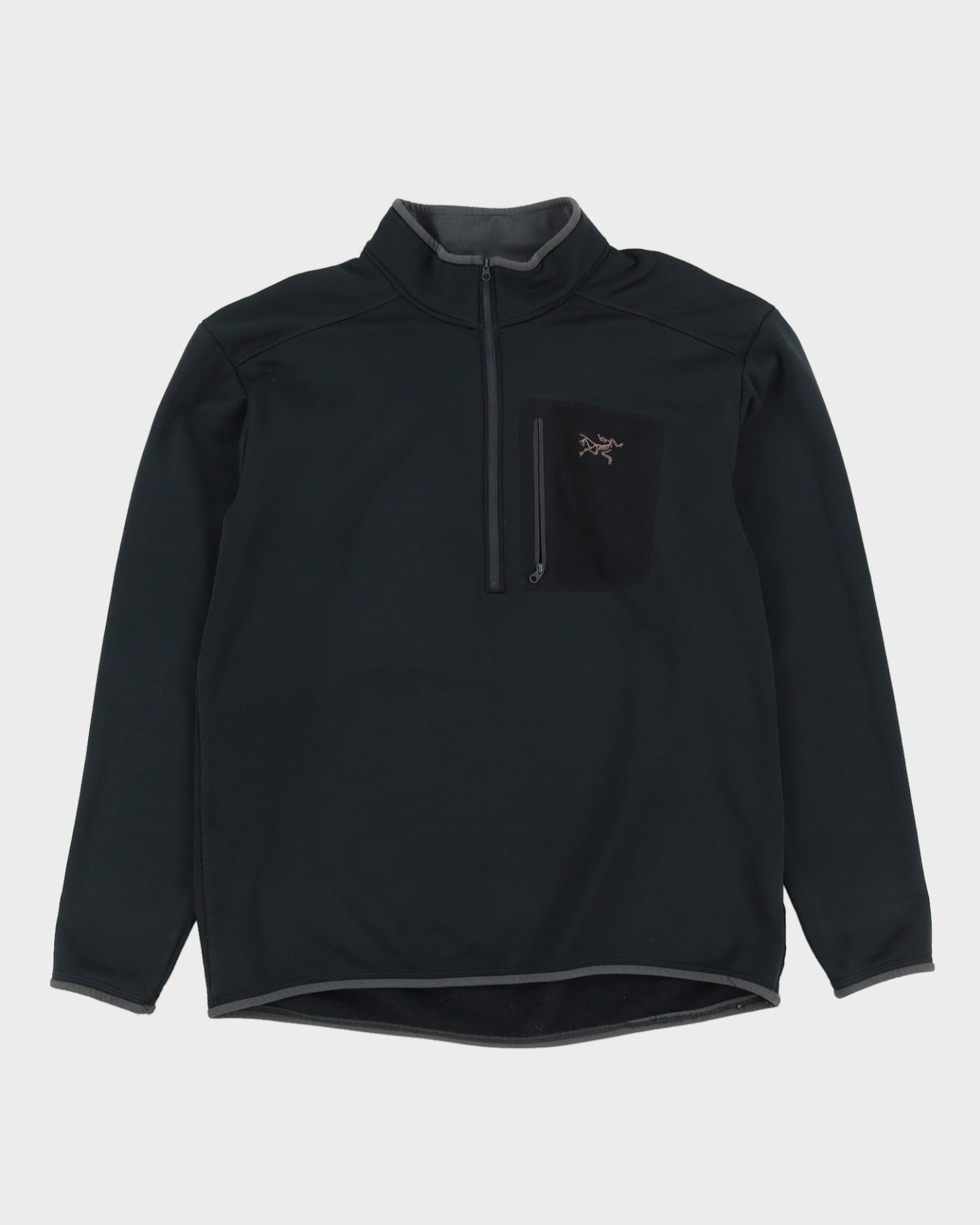 Arc'teryx Black Half Zip Fleece - L