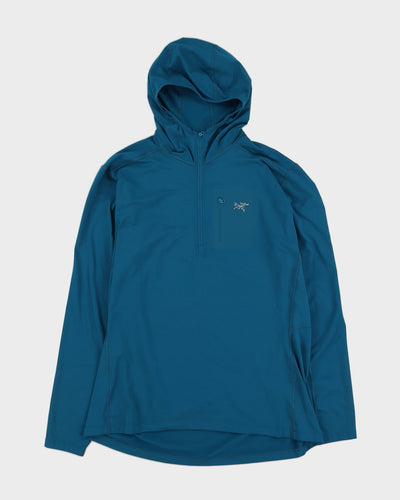 Arc'teryx Blue Hooded Fleece - XL