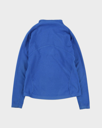 00s Y2K Nike Blue Quarter Zip Fleece - S