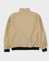 Patagonia Beige Quarter Zip Fleece - L