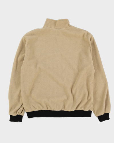 Patagonia Beige Quarter Zip Fleece - L