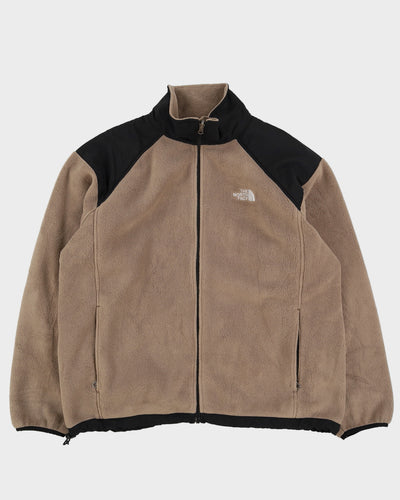 The North Face Brown Full Zip Fleece - XL