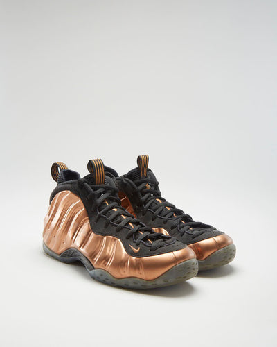 Nike Air Foamposite One Metallic Copper Penny Foam Black Bronze - Mens UK 9.5