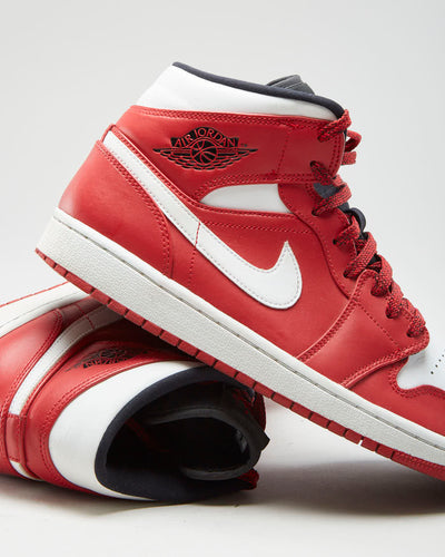 Jordan 1 Mid 'Gym Red' - Mens UK 8.5