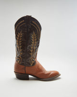 Vintage 90s Tony Lama Brown Cowboy Boots - Mens UK 6