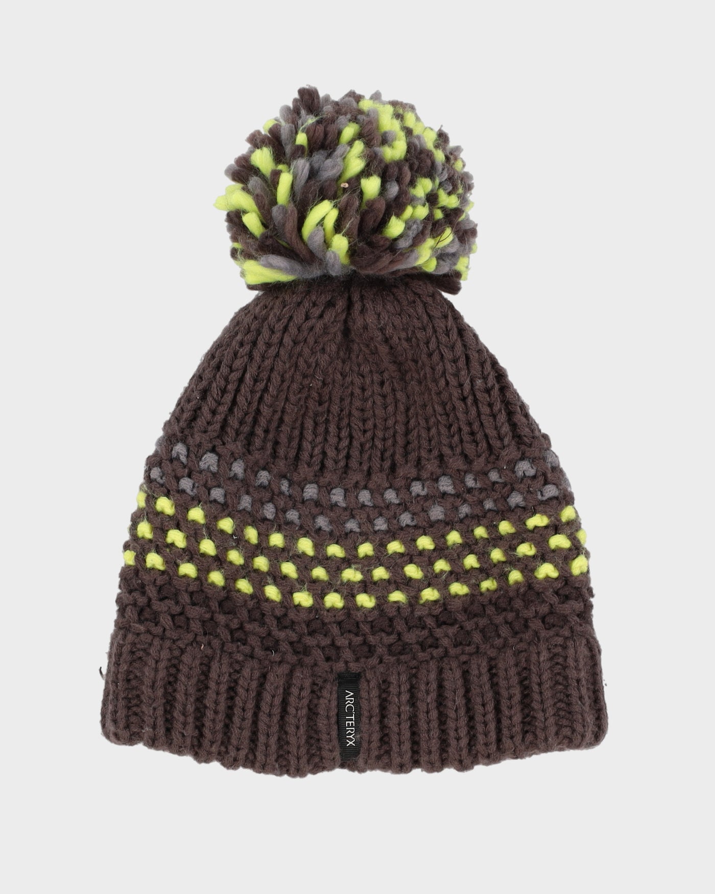 Arc'teryx Brown / Yellow Chunky Wool Beanie