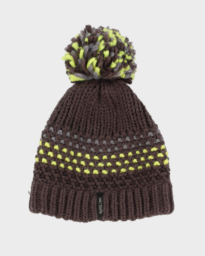 Arc'teryx Brown / Yellow Chunky Wool Beanie