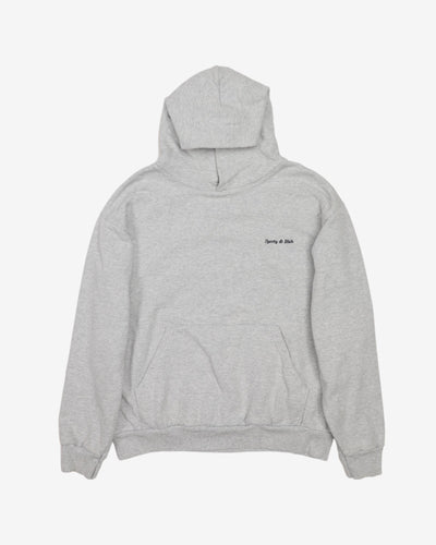 Emily Oberg Sporty & Rich Embroidered Grey Hoodie - L
