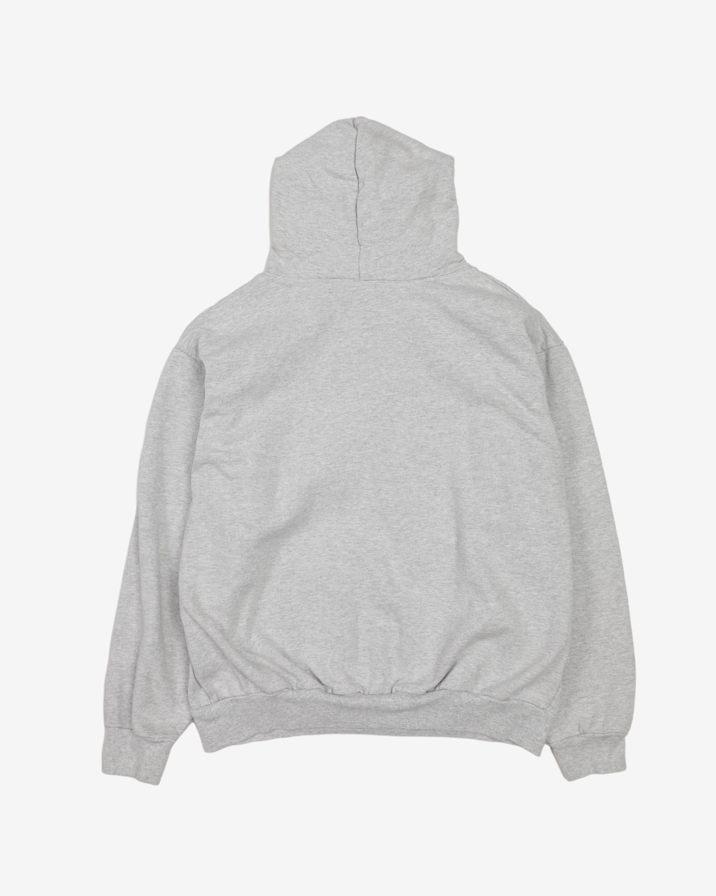 Emily Oberg Sporty &amp; Rich Embroidered Grey Hoodie - L