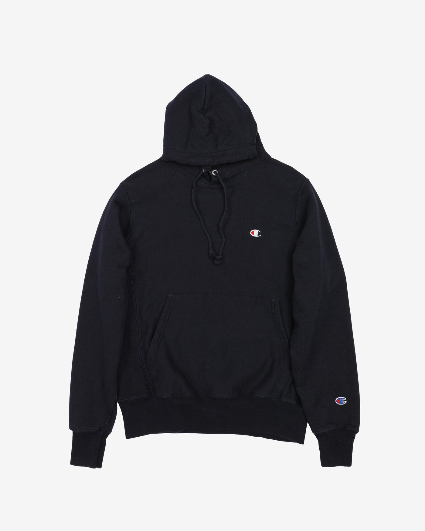 2000s Champion Reverse Weave Navy Hoodie - S