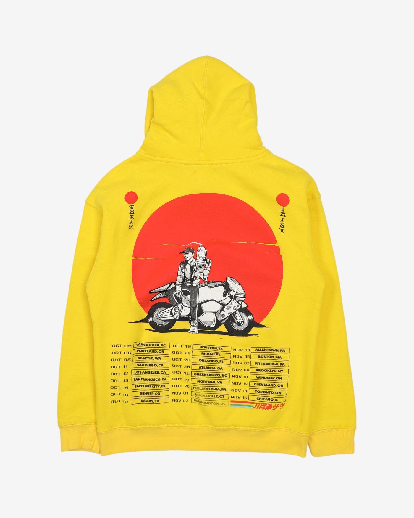Logic 2019 Confessions Of A Dangerous Mind Yellow Tour Hoodie - S