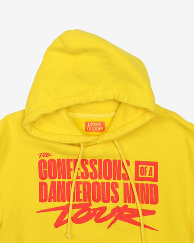 Logic 2019 Confessions Of A Dangerous Mind Yellow Tour Hoodie - S