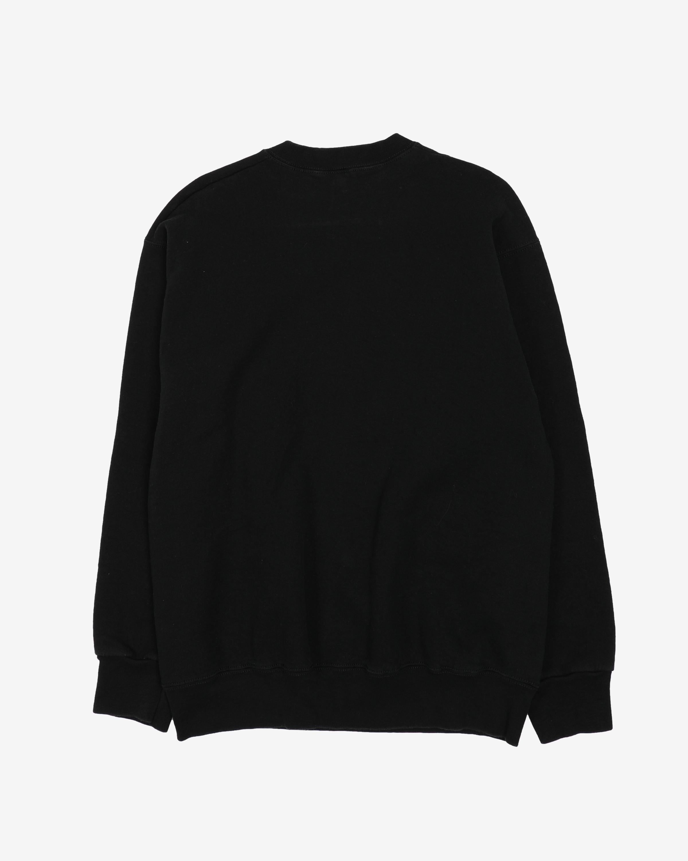 Vintage 90s Northwest Territories Polar Bear Nature Black Sweatshirt - L