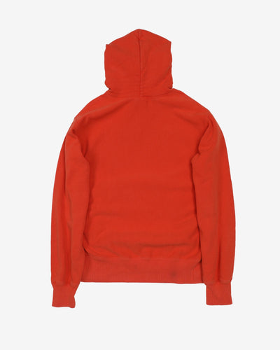 Champion Reverse Weave Orange Hoodie - Medium