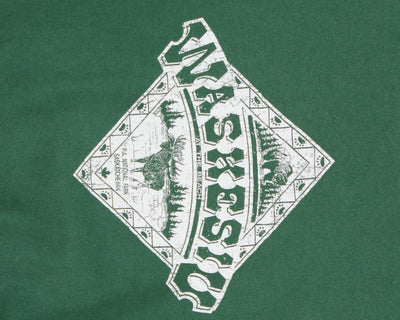 Vintage Early 90s Waskesiu National Park Green Sweatshirt - M