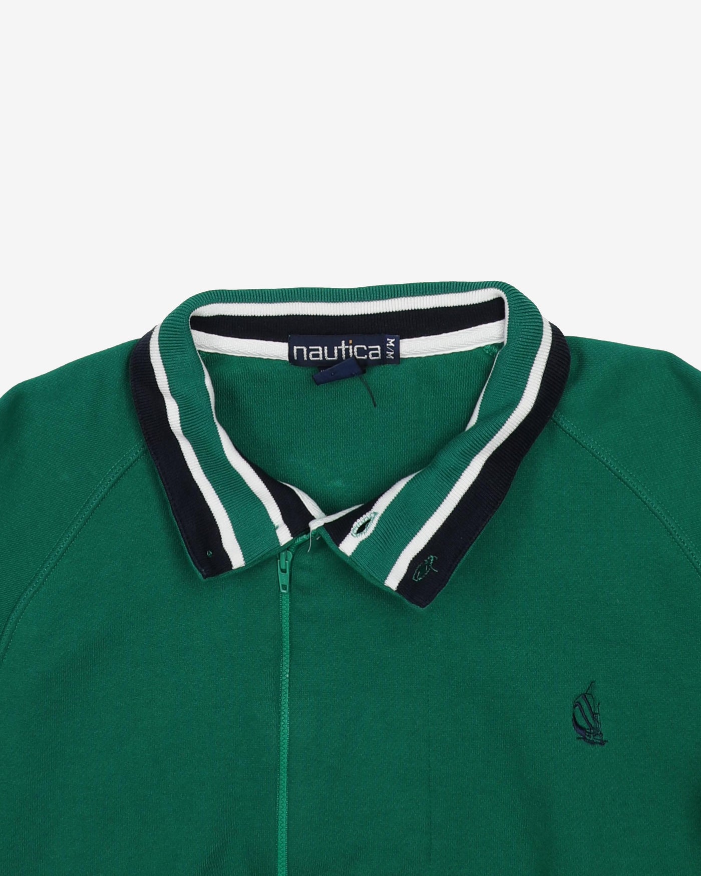 Nautica Green Quarter-Zip Sweatshirt