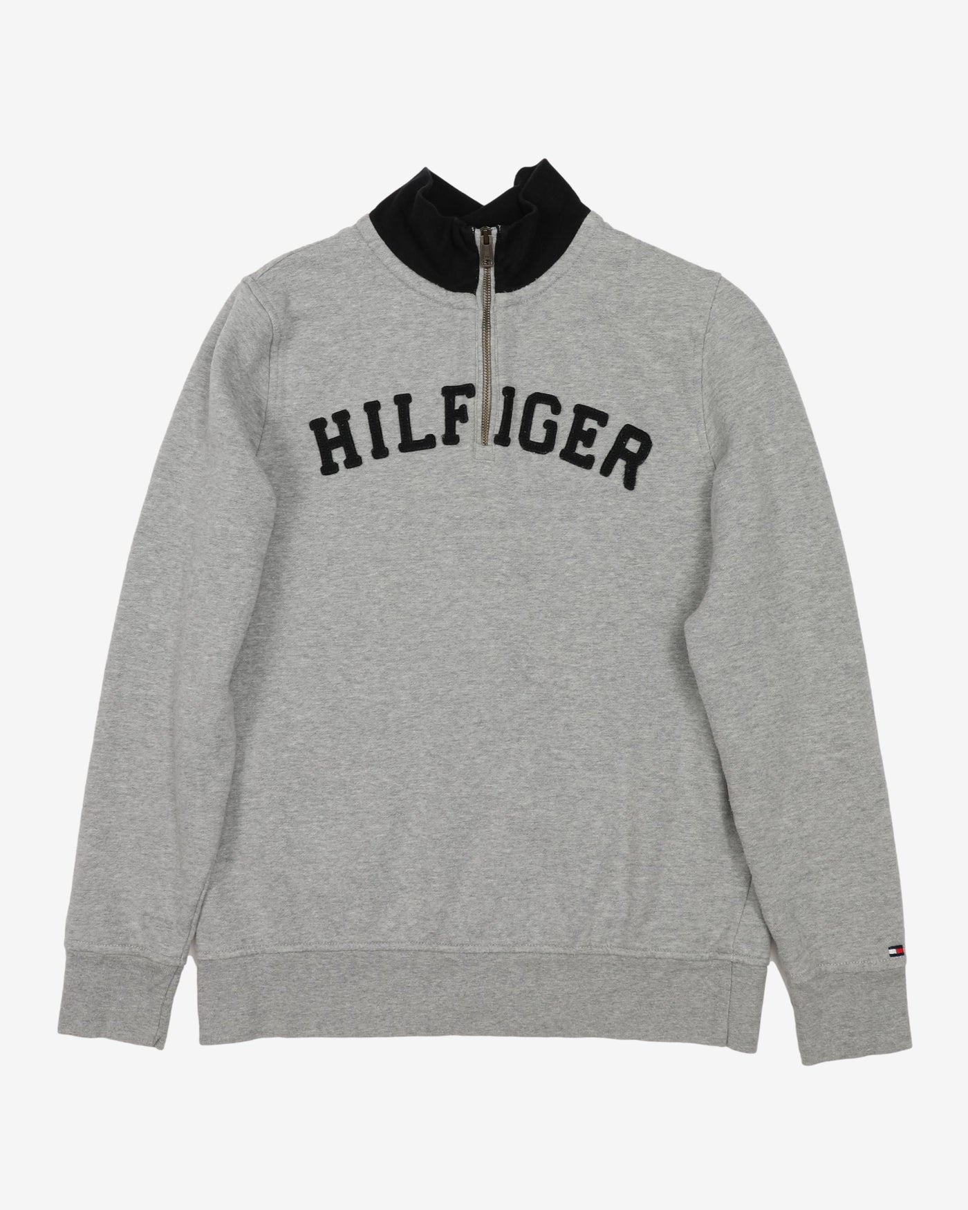 Tommy Hilfiger Grey Quarter-Zip - S
