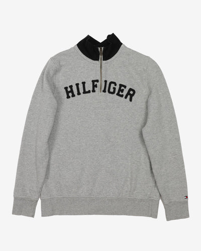 Tommy Hilfiger Grey Quarter-Zip - S