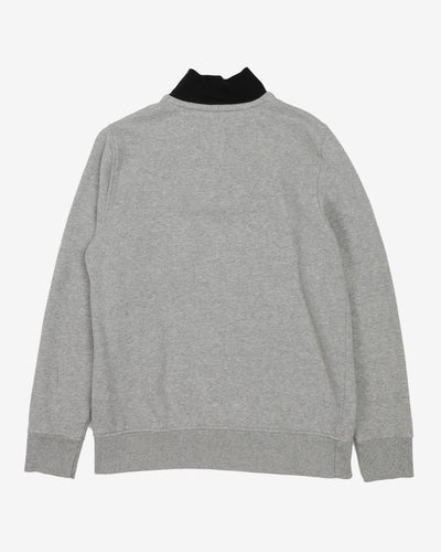 Tommy Hilfiger Grey Quarter-Zip - S