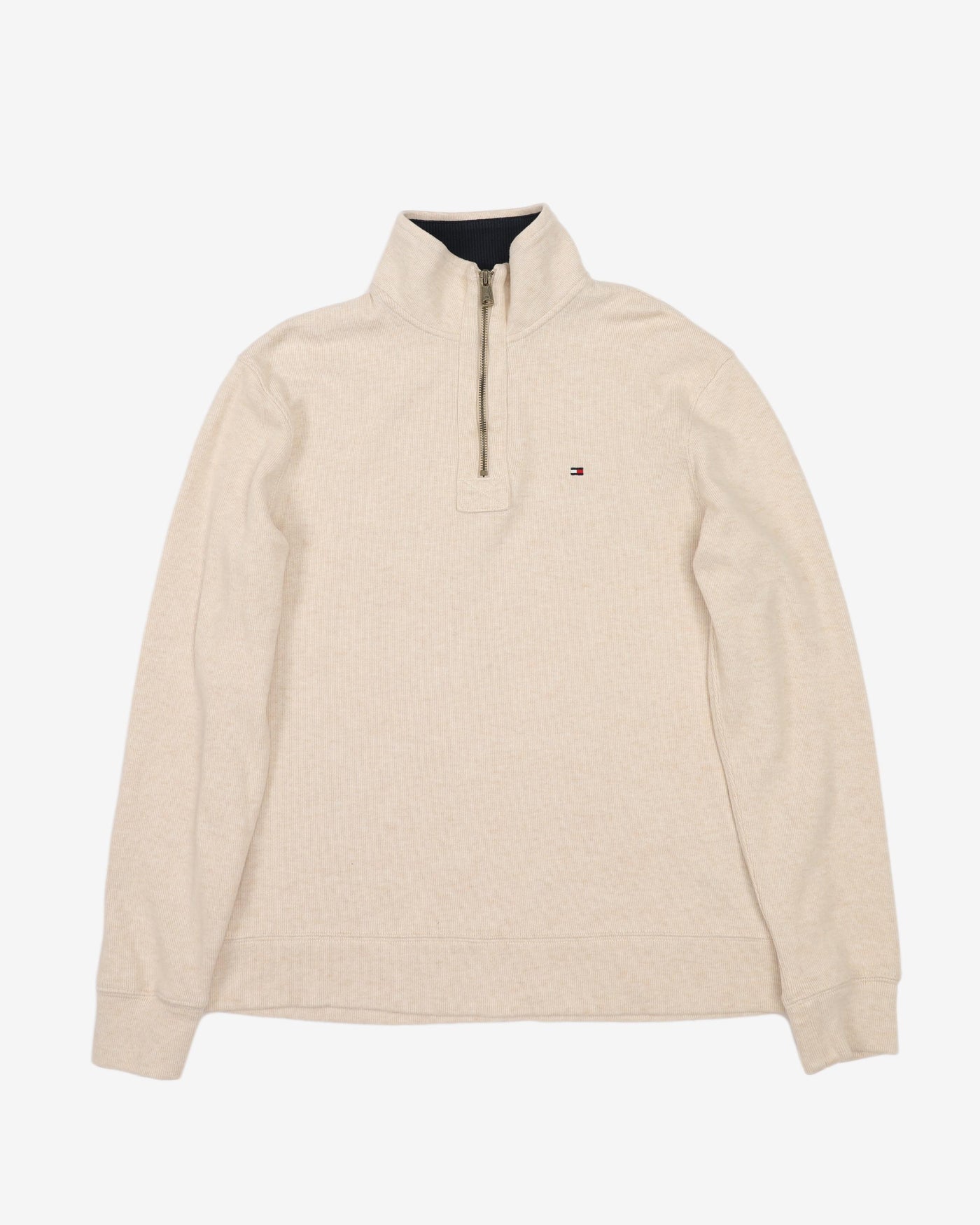 Tommy Hilfiger Beige Quarter-Zip - S