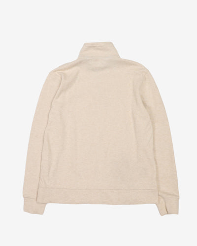 Tommy Hilfiger Beige Quarter-Zip - S