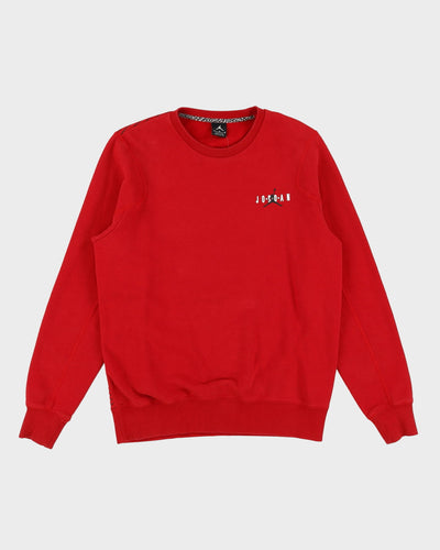 Air Jordan Red Logo Sweatshirt - L