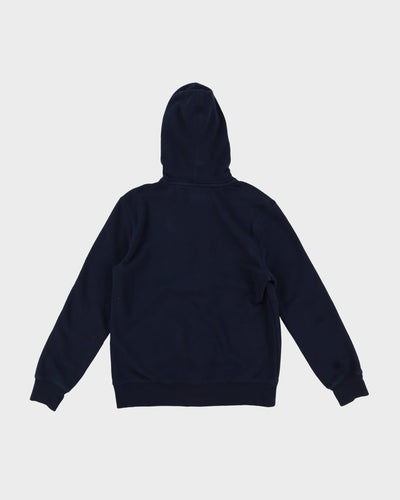 Tommy Hilfiger Navy Hooded Zip-Up Sweatshirt - M