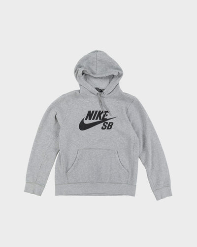NIKE SB Grey Logo Hoodie - M