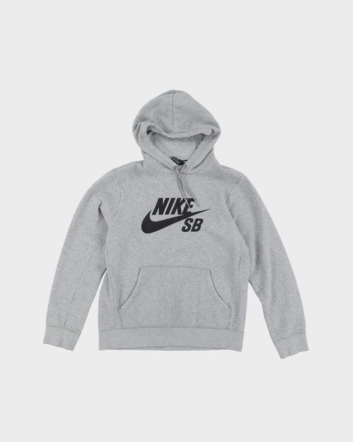 NIKE SB Grey Logo Hoodie - M