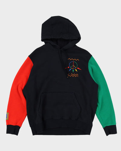 Nike Colour Block Peace Hoodie - L
