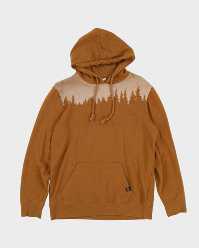 Woodland Shadow Brown Hoodie - L