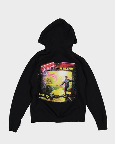 Elton John Goodbye Yellow Brick Road Black Zip Up Hoodie - S