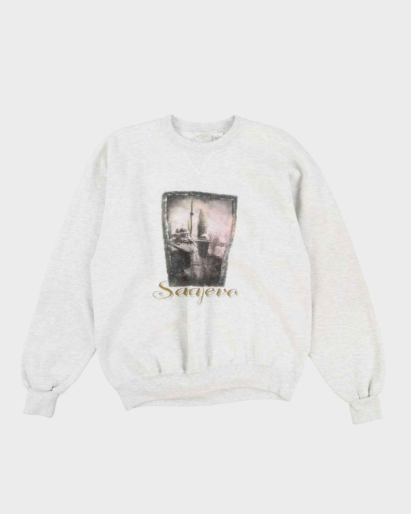 90s Sarajevo Graphic Sweatshirt - L