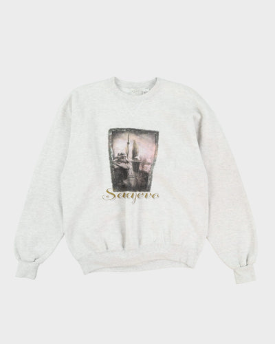 90s Sarajevo Graphic Sweatshirt - L