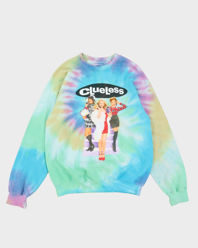 Clueless Tie-Dye Graphic Sweatshirt - M