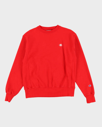 Champion Reverse Weave Red Sweatshirt - M
