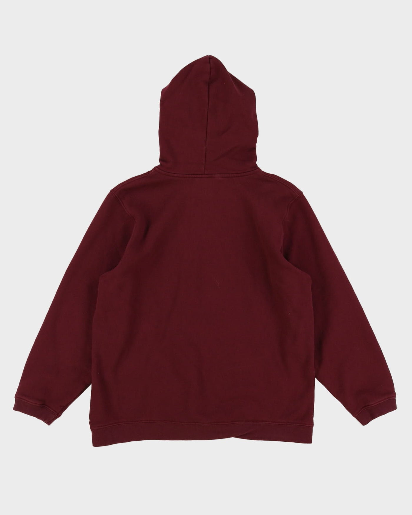 Adidas Center Logo Burgundy  Hoodie - S