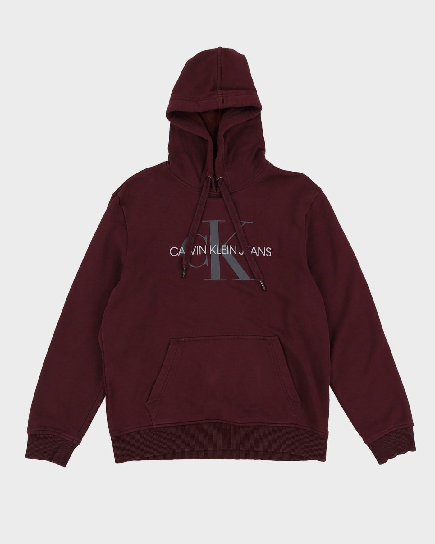 Calvin Klein Burgundy Hoodie - M