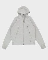 Jordan Grey Zip-Up Hoodie - XL