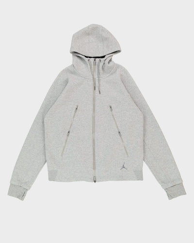 Jordan Grey Zip-Up Hoodie - XL