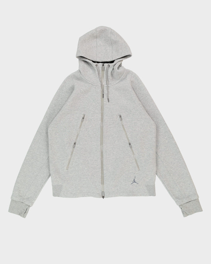 Jordan Grey Zip-Up Hoodie - XL