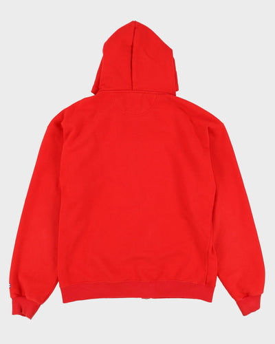 Champion Red Zip-Up Hoodie - XL