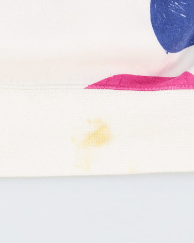 Nike Multi Coloured All Over Print Logo Hoodie - L
