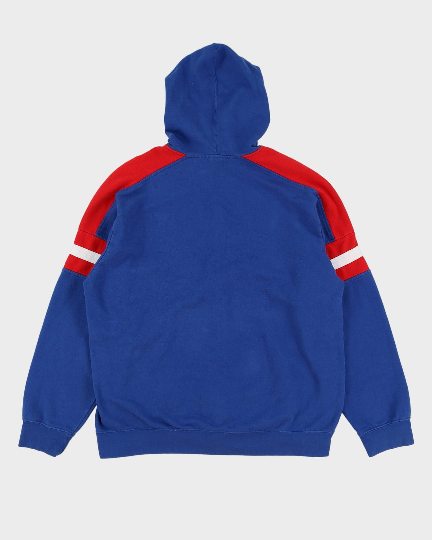 New York Giants NFL Blue / Red Zip Up Hoodie - L